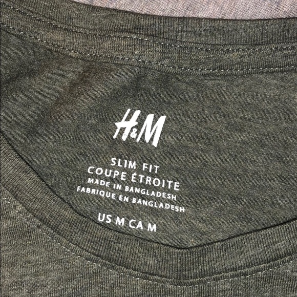 H&M green shirt - Picture 3 of 3